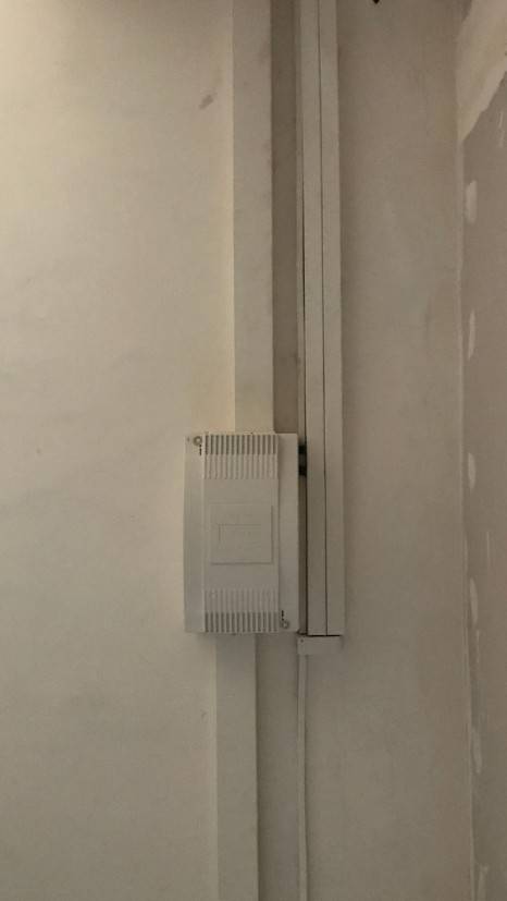 Réfection de colonne électrique EDF hors concession à Marseille ville.